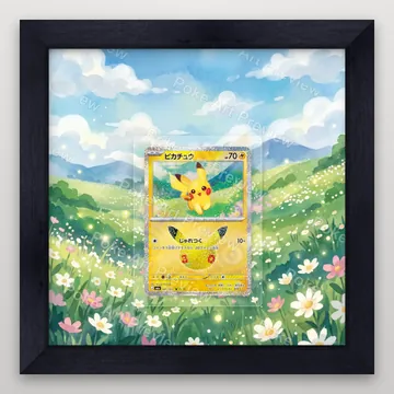Pikachu 041/103 M6a Pokemon TCG extension art collector display view 4