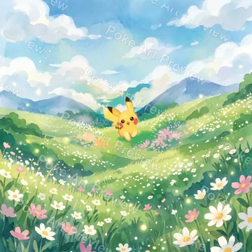 Pikachu 041/103 M6a Pokemon TCG extension art collector display view 6