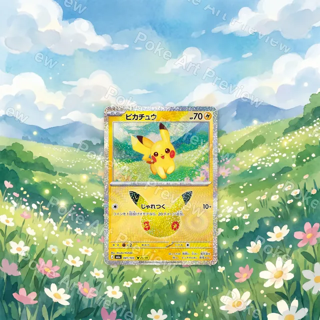 Pikachu 041/103 M6a Pokemon TCG extension art collector display