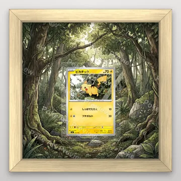 Pikachu 225/742 MC Pokemon TCG extension art collector display view 3