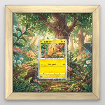 Pikachu 124/S-P S-P Promo Pokemon TCG extension art collector display view 3