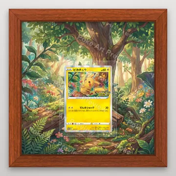 Pikachu 124/S-P S-P Promo Pokemon TCG extension art collector display view 2