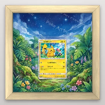 Pikachu 044/SM-P SM-P Promo Pokemon TCG extension art collector display view 3