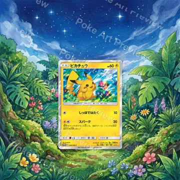 Pikachu 044/SM-P SM-P Promo Pokemon TCG extension art collector display view 1