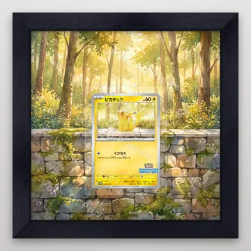 Pikachu 242/SV-P SV-P Promo Pokemon TCG extension art collector display view 4
