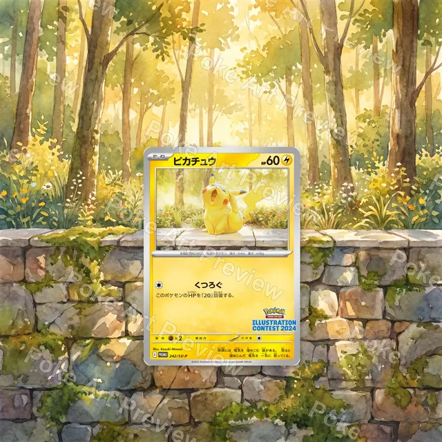Pikachu 242/SV-P SV-P Promo Pokemon TCG extension art collector display