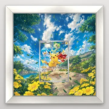 Pikachu SVP 027 Adventuring Together promo set 2 Pokemon TCG extension art collector display view 5