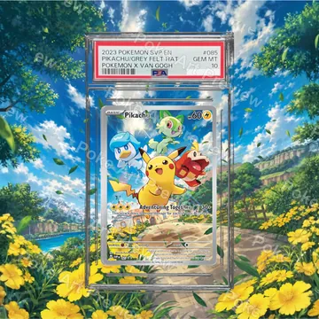 Pikachu SVP 027 Adventuring Together promo set 2 Pokemon TCG extension art collector display view 6