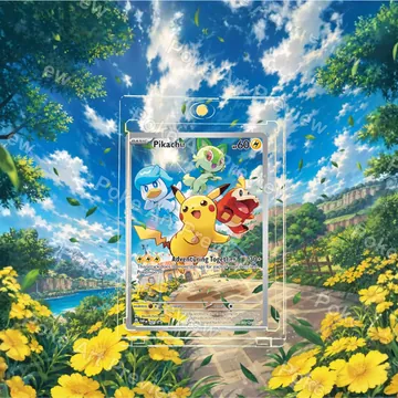 Pikachu SVP 027 Adventuring Together promo set 2 Pokemon TCG extension art collector display view 7