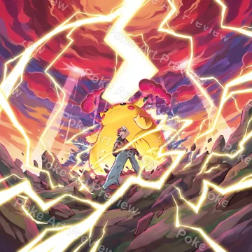 Pikachu VMAX 223/184 VMAX Climax Pokemon TCG extension art collector display view 6
