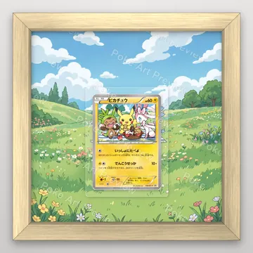 Pikachu 154/XY-P XY-P Promo Pokemon TCG extension art collector display view 3
