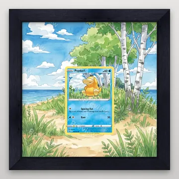 Psyduck 28/189 Astral Radiance Pokemon TCG extension art collector display view 4