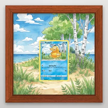 Psyduck 28/189 Astral Radiance Pokemon TCG extension art collector display view 2