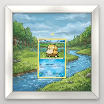 Psyduck 32/149 Boundaries Crossed Pokemon TCG extension art collector display view 5