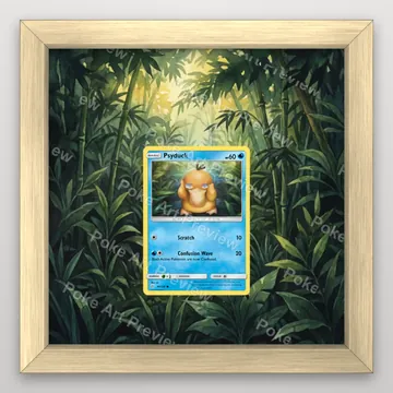 Psyduck 40/236 Cosmic Eclipse Pokemon TCG extension art collector display view 3
