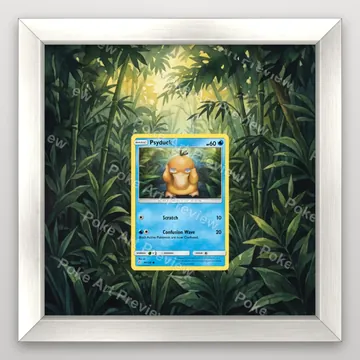 Psyduck 40/236 Cosmic Eclipse Pokemon TCG extension art collector display view 5