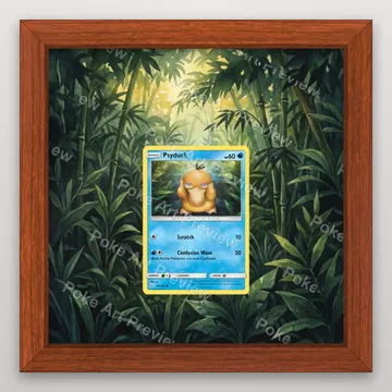 Psyduck 40/236 Cosmic Eclipse Pokemon TCG extension art collector display view 2