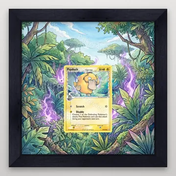 Psyduck Delta Species 81/110 EX Holon Phantoms set 2 Pokemon TCG extension art collector display view 4