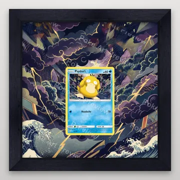 Psyduck 11/68 Hidden Fates Pokemon TCG extension art collector display view 4