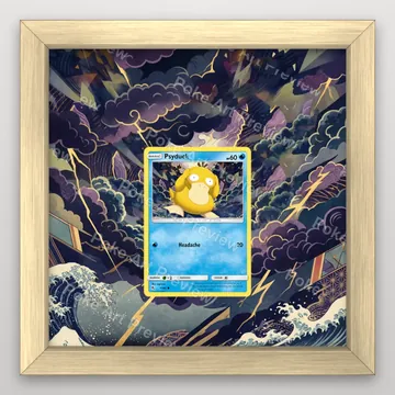 Psyduck 11/68 Hidden Fates Pokemon TCG extension art collector display view 3