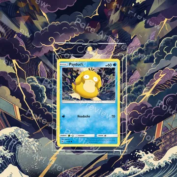 Psyduck 11/68 Hidden Fates Pokemon TCG extension art collector display view 6