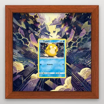 Psyduck 11/68 Hidden Fates set 2 Pokemon TCG extension art collector display view 2
