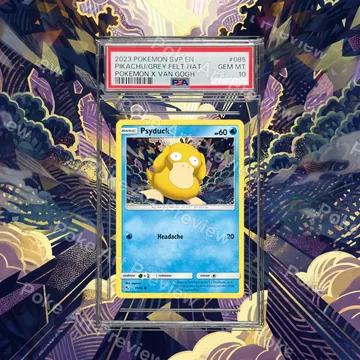 Psyduck 11/68 Hidden Fates set 2 Pokemon TCG extension art collector display view 7