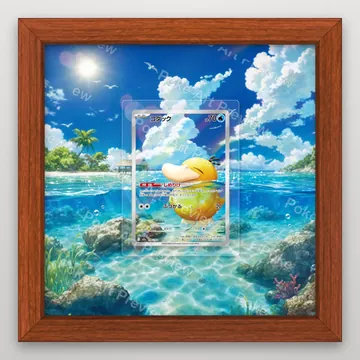 Psyduck Koduck 199/193 MEGA Dream ex Art Rare Pokemon TCG extension art collector display view 2