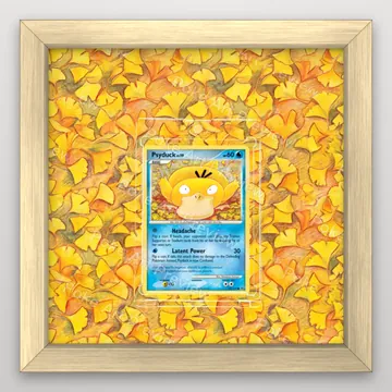 Psyduck 87/127 Platinum Pokemon TCG extension art collector display view 3