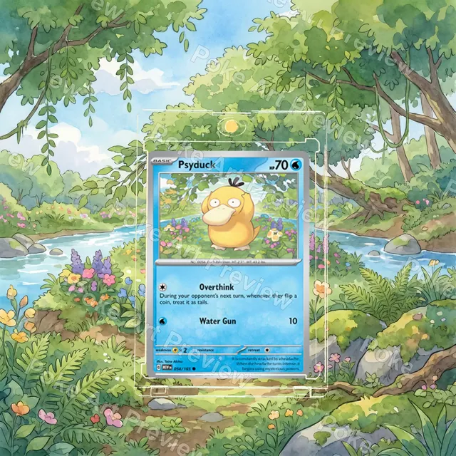 Psyduck 054/165 SV151 Pokemon TCG extension art collector display