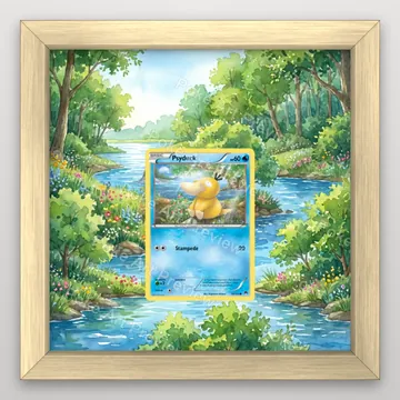 Psyduck 16/122 XY BREAKpoint Pokemon TCG extension art collector display view 3