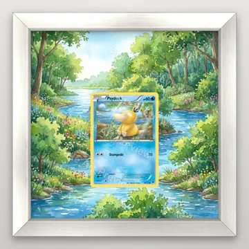 Psyduck 16/122 XY BREAKpoint Pokemon TCG extension art collector display view 5