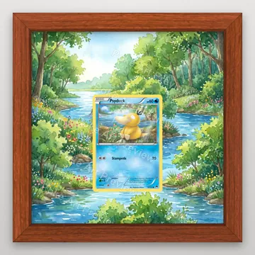 Psyduck 16/122 XY BREAKpoint Pokemon TCG extension art collector display view 2