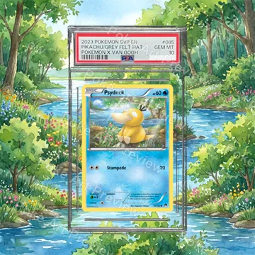 Psyduck 16/122 XY BREAKpoint Pokemon TCG extension art collector display view 7