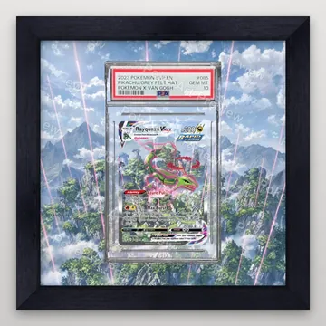 Rayquaza VMAX Evolving Skies Pokemon TCG extension art collector display view 4