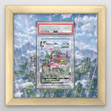 Rayquaza VMAX Evolving Skies Pokemon TCG extension art collector display view 3