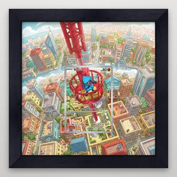 Riolu 215/198 Scarlet Violet illustration rare Pokemon TCG extension art collector display view 4
