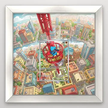 Riolu 215/198 Scarlet Violet illustration rare Pokemon TCG extension art collector display view 5