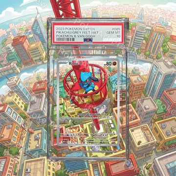 Riolu 215/198 Scarlet Violet illustration rare Pokemon TCG extension art collector display view 7