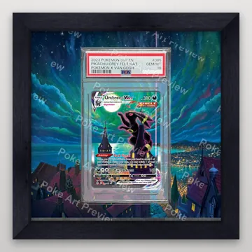 Umbreon VMAX Moonbreon Evolving Skies Pokemon TCG extension art collector display view 4