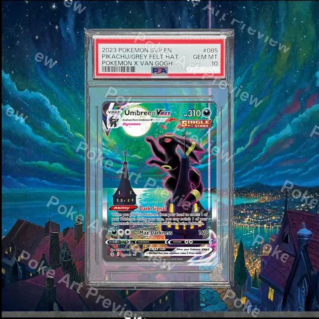 Umbreon VMAX Moonbreon Evolving Skies Pokemon TCG extension art collector display